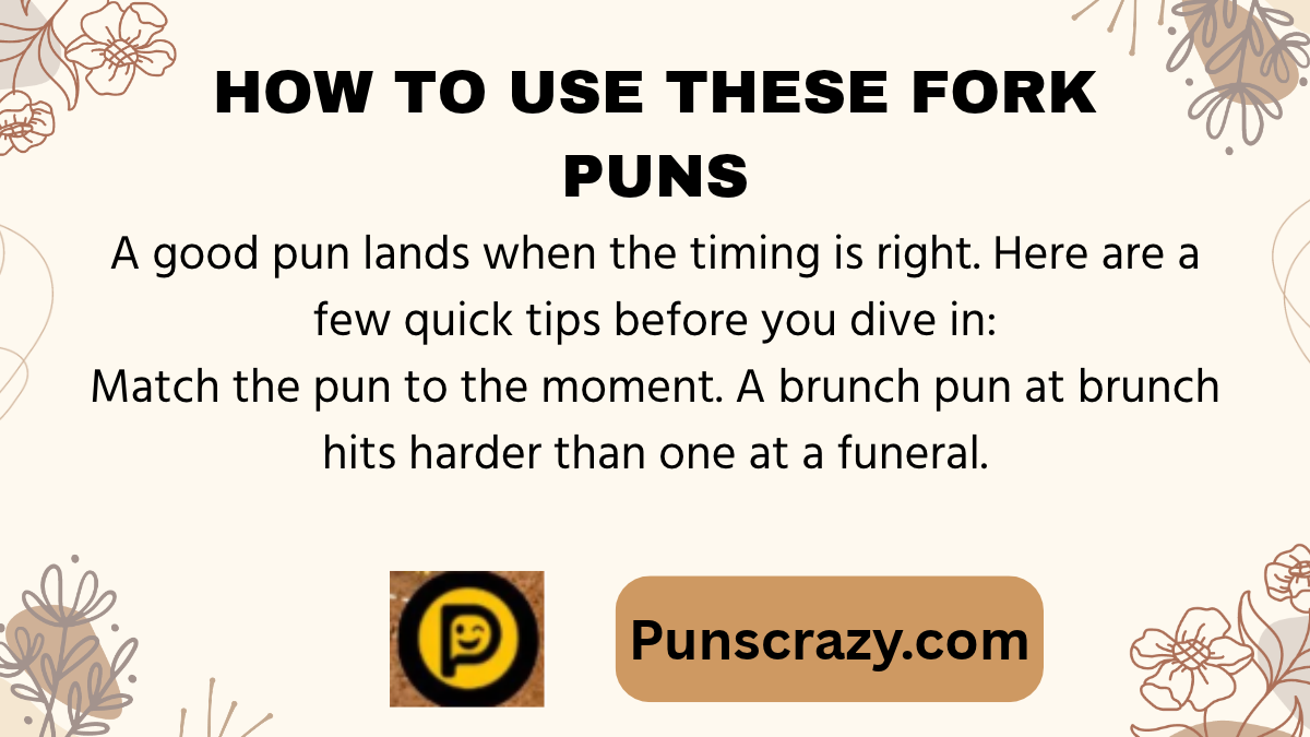 How to Use These Fork Puns