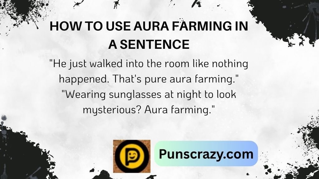 How to use aura farming in a sentence