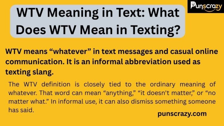 WTV Meaning in Text: What Does WTV Mean in Texting?